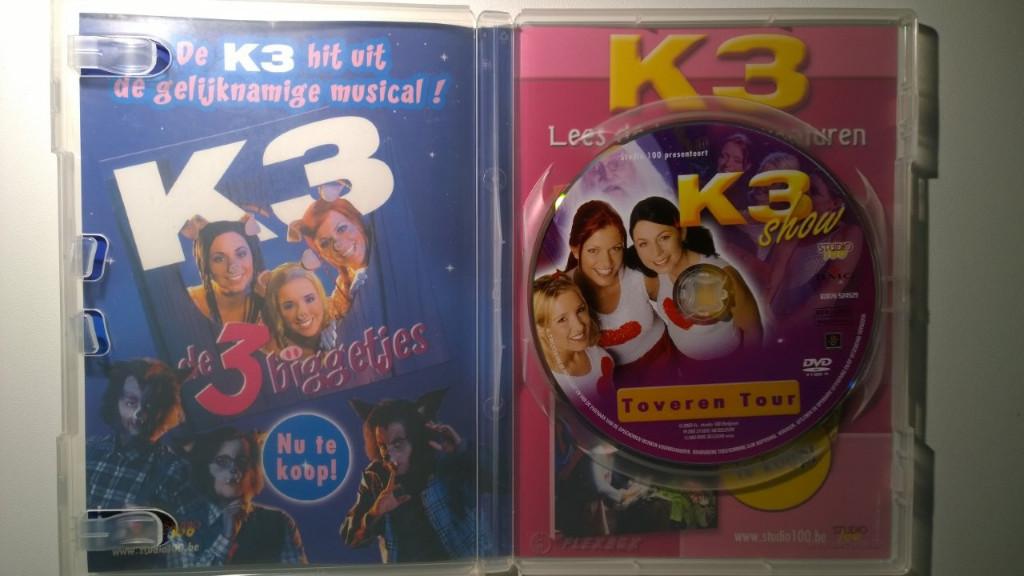 K3 - K3 Show Toveren Tour (DVD), Cd's en Dvd's, Alle leeftijden, Ophalen of Verzenden, Zo goed als nieuw, Muziek en Concerten