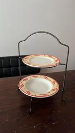 Etagère rond 2 laags, Huis en Inrichting, Woonaccessoires | Etagères, Ophalen of Verzenden, Gebruikt