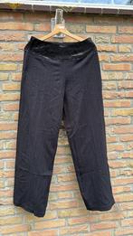 10 x Krijtstreepbroek zwart met glitterband, Ophalen of Verzenden, Gedragen, Maat 46/48 (XL) of groter, Zwart