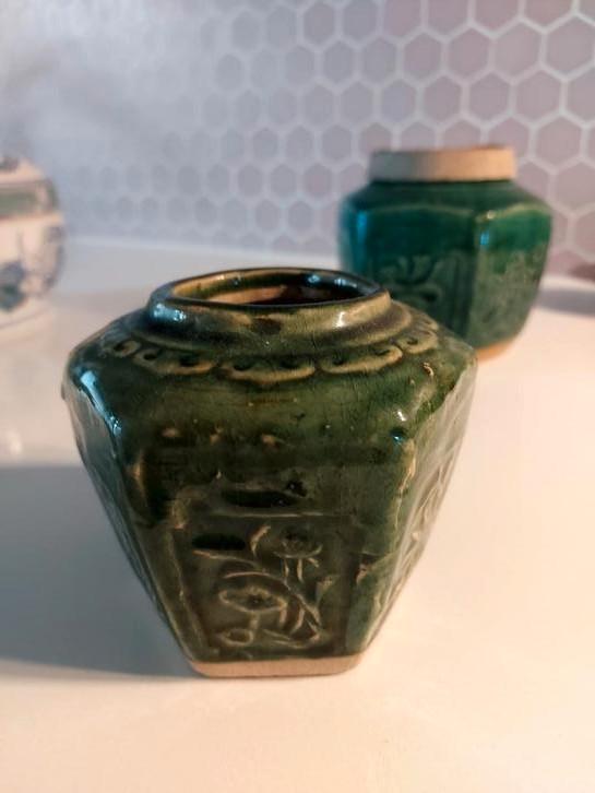 Oude vintage chinese gemberpot, Antiek en Kunst, Antiek | Keramiek en Aardewerk, Ophalen of Verzenden