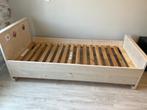 Kinderbed steigerhout, Kinderen en Baby's, Kinderkamer | Bedden, Ophalen, 85 tot 100 cm, Gebruikt, Lattenbodem