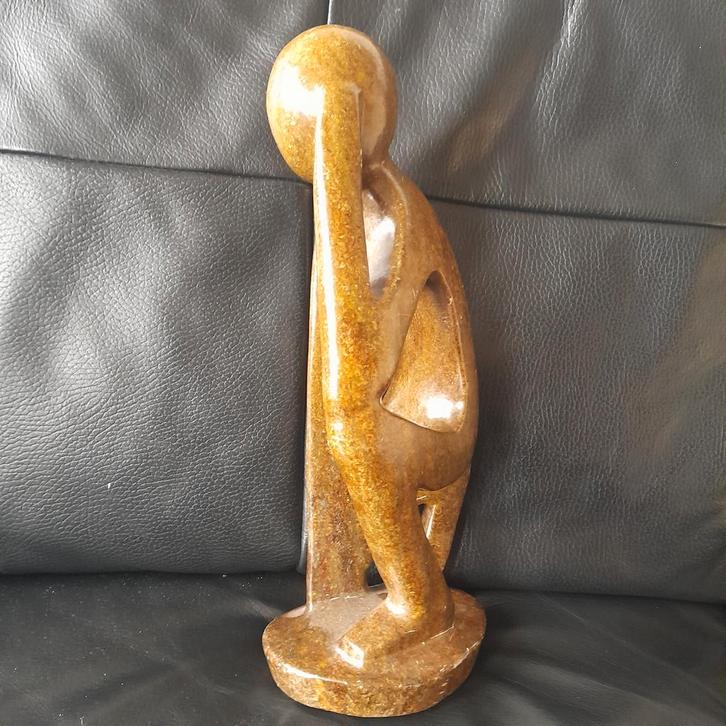 Afrikaanse Stenen Beeld - Goodson Masenda, Antiek en Kunst, Kunst | Beelden en Houtsnijwerken, Ophalen of Verzenden