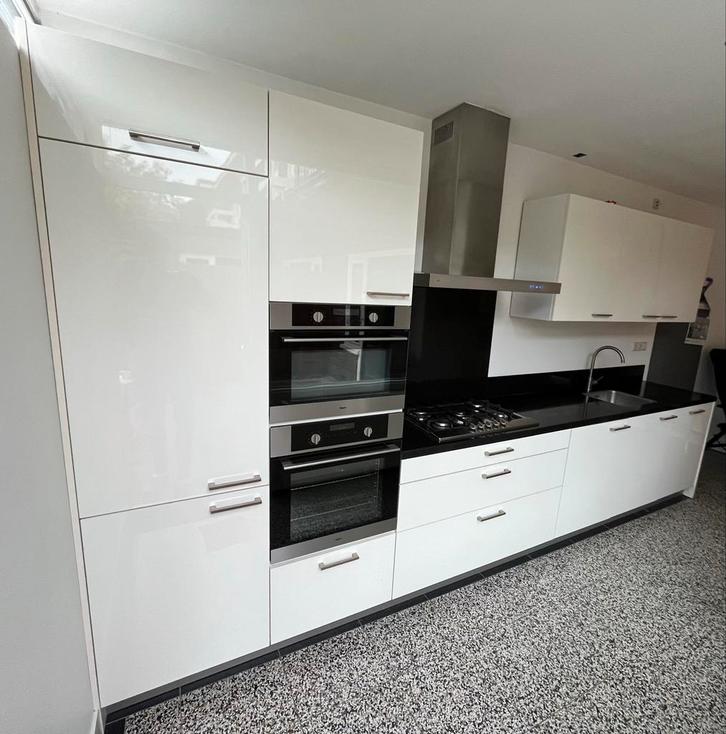 Complete Keuken Paul Roescher, Huis en Inrichting, Keuken | Complete keukens, Gebruikt, Enkelwandige keuken, Wit, Graniet of Steen