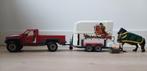 Paardentrailer van Schleich complete set., Kinderen en Baby's, Speelgoed | Overig, Ophalen of Verzenden, Zo goed als nieuw, Jongen of Meisje
