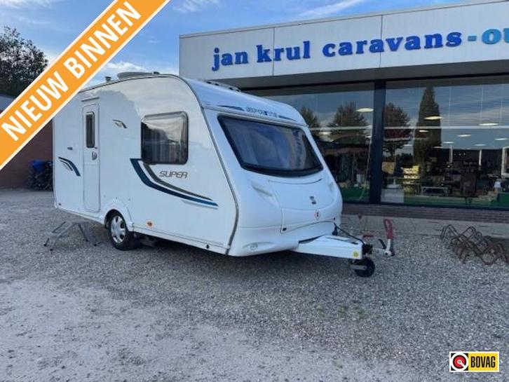 Sprite Super 420 CT, Caravans en Kamperen, Caravans, Bedrijf, tot en met 2, 750 - 1000 kg, Overige, Sprite, 2 aparte bedden, Overige typen