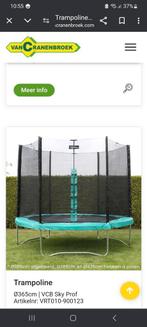 Grote trampoline 365cm met veiligheidsnet en trapje, Kinderen en Baby's, Speelgoed | Buiten | Trampolines, Zo goed als nieuw, Ophalen