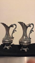 Verzilverd Peltrato Ewer Setje, Italië, Jaren 50, Ophalen of Verzenden, Zilver