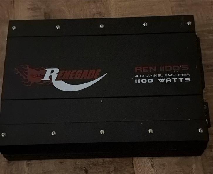 Renegade REN 1100 S 4-Kanaals Versterker - 1100 Watt, Auto diversen, Autoradio's, Gebruikt, Ophalen of Verzenden