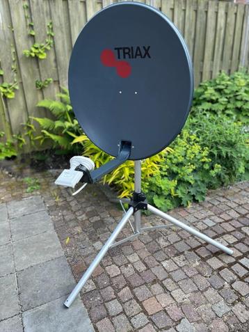 Mobiele Satelliet schotel + digitale ontvanger (camping) beschikbaar voor biedingen