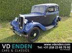 Morris Eight Saloon - 1935, 918 cc, Achterwielaandrijving, Zwart, Leder