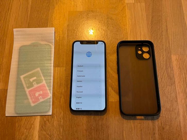 iPhone 12 Mini 256GB Zwart, 74% batterij + extra’s, Telecommunicatie, Mobiele telefoons | Apple iPhone, Gebruikt, 256 GB, Zonder abonnement