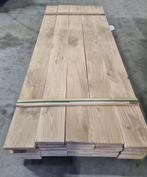Rustiek eiken planken, Doe-het-zelf en Verbouw, Hout en Planken, Ophalen, Minder dan 25 mm, Eiken, Nieuw