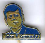 John F. Kennedy blauw op koper president speldje ( J_112 ), Verzamelen, Nieuw, Transport, Verzenden