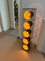Industriële vloerlamp met 5 lampen - Made, Ophalen of Verzenden, Zo goed als nieuw, Minder dan 100 cm, Metaal