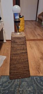 Birma rieten lamp, Ophalen of Verzenden, Gebruikt, Rond