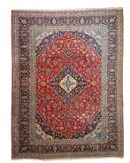 Groot perzisch tapijt 400x300 Kashan wollen vloerkleed Iran