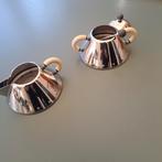 Alessi suikerpot en melkkan set, Ophalen of Verzenden, Gebruikt, Rvs of Chroom, Los bestek