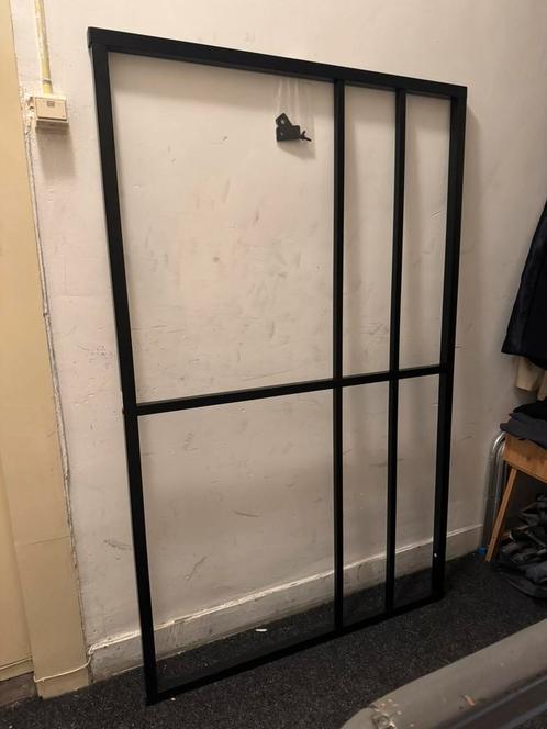 Hoofdbord metalen Emma bed 160 cm, Huis en Inrichting, Slaapkamer | Bedden, Zo goed als nieuw, Tweepersoons, 160 cm, Metaal, Zwart