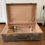 Antiek/Vintage reiskoffer (62x40x20cm), Sieraden, Tassen en Uiterlijk, Koffers, Overige materialen, Slot, 35 tot 45 cm, Gebruikt