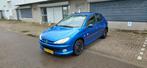 Peugeot 206 1.4 5D 2008 Blauw Nieuwe APK, Auto's, Peugeot, Voorwielaandrijving, Stof, 4 cilinders, Blauw
