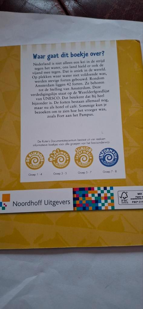 Forten rond Amsterdam - Informatieboekje, Boeken, Geschiedenis | Stad en Regio, Zo goed als nieuw, 20e eeuw of later, Ophalen of Verzenden