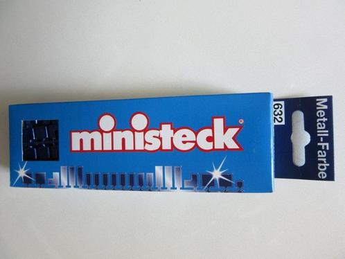 632D, METALLIC blauw ministeck, 1 doosje 36 gram, Hobby en Vrije tijd, Ministeck, Nieuw, Losse ministeck of Strip, Ophalen of Verzenden