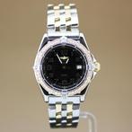 Breitling Lady Wings Goud-Staal Diamant, Overige merken, Staal, Gebruikt, Polshorloge