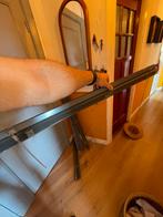 Grijze Luxaflex Lamellen + ophanging, Ophalen, Gebruikt, 100 tot 150 cm, Grijs
