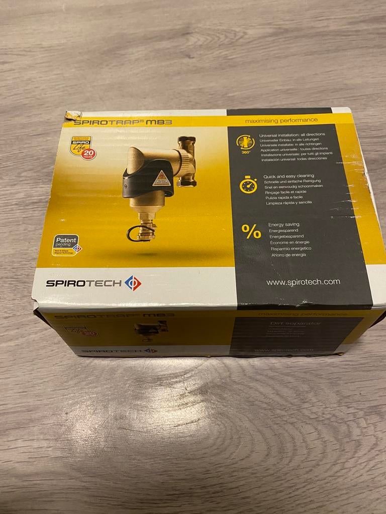Spirotech vuilafscheider, 30 tot 80 cm, Radiator, Nieuw, Minder dan 60 cm