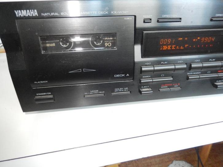 Cassette deck Yamaha KX-W321, Audio, Tv en Foto, Cassettedecks, Overige merken, Ophalen of Verzenden