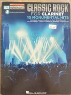 Classic Rock voor Klarinet - Play-Along, Les of Cursus, Ophalen of Verzenden, Zo goed als nieuw, Klarinet