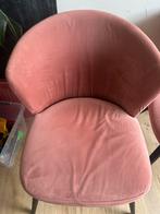 Roze velvet eetkamerstoelen 4 stuks, Huis en Inrichting, Stoelen, Ophalen, Zo goed als nieuw, Overige kleuren