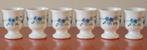 Set van 6 retro vintage Arcopal Veronica eierdopjes, Huis en Inrichting, Keuken | Servies, Overige typen, Ophalen of Verzenden