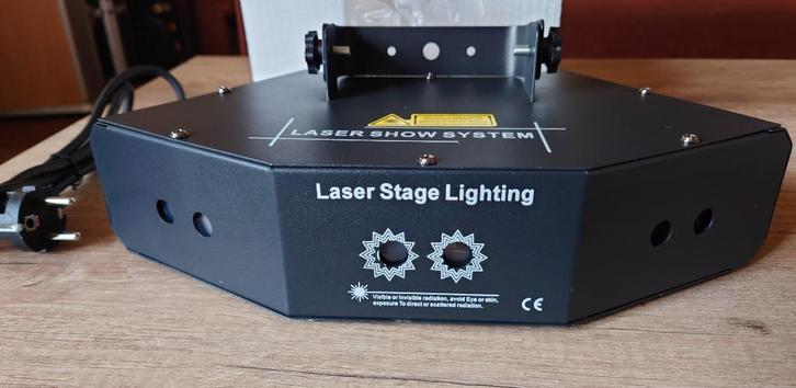 6 Eyes RGB DMX Stage Laser Light, Muziek en Instrumenten, Licht en Laser, Zo goed als nieuw, Laser, Geluidgestuurd, Kleur, Verzenden