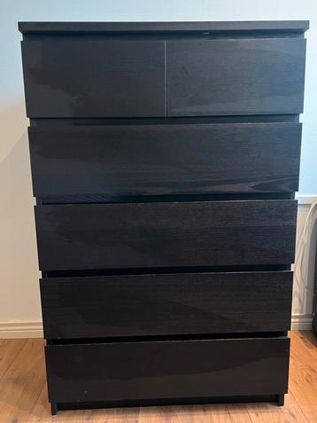 IKEA MALM ladekast zwartbruin