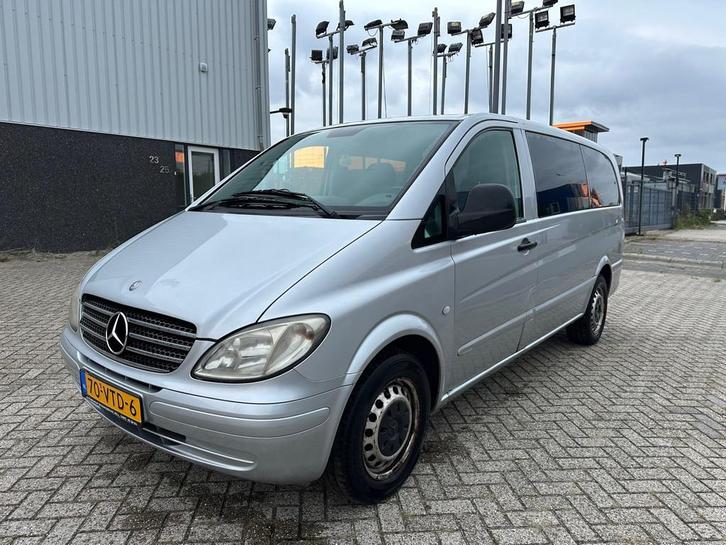 Mercedes-Benz Vito 115 CDI 320 Lang Dubbel Cabine Yountimer, Auto's, Bestelauto's, Bedrijf, Te koop, ABS, Airbags, Airconditioning