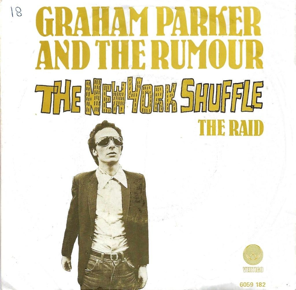 graham parker and the rumour/the new york shuffle-punk/pub, Gebruikt, Verzenden, 7 inch, Single
