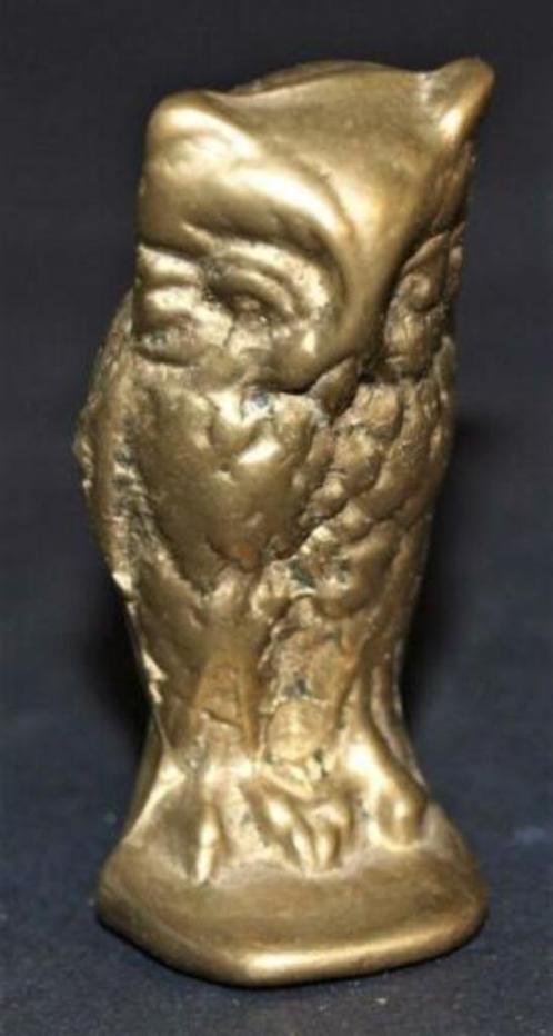 Koperen uil - Hoogte 5,6 cm (51) - NIEUW, Verzamelen, Dierenverzamelingen, Nieuw, Beeldje of Figuurtje, Vogel, Ophalen of Verzenden