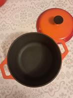 Dutch oven, 24.5 cm, Ophalen of Verzenden, Zo goed als nieuw, Gietijzer, Koekenpan of Braadpan