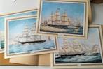 Jacob Spin - Scheepsportretten - 19e eeuw - 20 posters, Ophalen of Verzenden, Gebruikt, Zeilboot, Boek of Tijdschrift