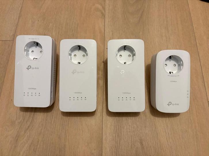 TP-Link AV1300 Powerline Wi-Fi TL-WPA8653P KIT stopcontact, Computers en Software, Powerlines, Zo goed als nieuw, Ophalen of Verzenden