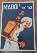 Vintage affiche Maggi, Verzenden, Ongelopen, Overige thema's