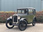 Austin Seven RL Saloon 1930 / Uniek / Oldtimer / Klassieker!, Auto's, Achterwielaandrijving, Overige carrosserieën, 747 cc, Leder