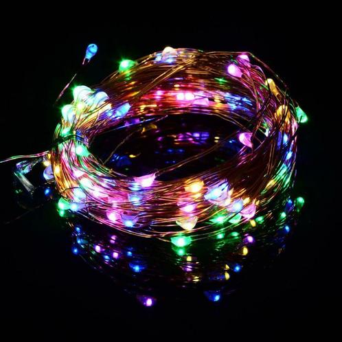 100 LED string RGB Ledsnoer IP44 8 functies Timer Incl. RC, Diversen, Kerst, Ophalen of Verzenden
