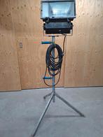 Bouwlamp met driepoot - In hoogte verstelbaar, Doe-het-zelf en Verbouw, Ophalen, Gebruikt, Met statief