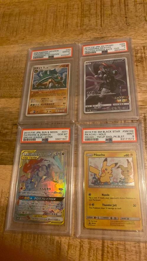 Pokemon psa kaarten, Hobby en Vrije tijd, Verzamelkaartspellen | Pokémon, Zo goed als nieuw, Meerdere kaarten, Foil, Ophalen of Verzenden