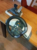 Xbox 360 force feedback racing wheel, Ophalen of Verzenden, Zo goed als nieuw, Stuurtje of Sportattribuut, Xbox 360