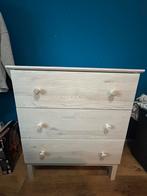 White wash 3 lade kast, Huis en Inrichting, Gebruikt, 3 of 4 laden, Minder dan 100 cm, 25 tot 50 cm