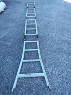 4 Delige ladder, Doe-het-zelf en Verbouw, Ladders en Trappen, Ophalen of Verzenden, Zo goed als nieuw, 4 meter of meer