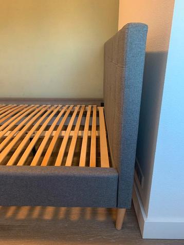 Bed frame and wooden base